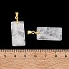 Natural Quartz Crystal Faceted Pendants G-L623-03G-11-3
