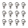 Tarnish Resistant Polished 304 Stainless Steel Lobster Claw Clasps STAS-R072-39A-1