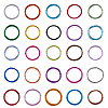 HOBBIESAY 25 Rolls 25 Colors Round Aluminum Craft Wire AW-HY0001-01-1