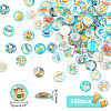 100Pcs Glass Cabochins GLAA-PH0001-92-6