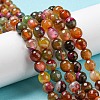 Natural Agate Beads Strands G-C082-A01-01-3