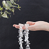 AHADERMAKER 2 Strands Natural Crystal Chips Beads Strands G-GA0001-52-3