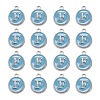 Platinum Plated Alloy Enamel Charms LS-ENAM-S118-04F-P-2
