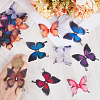 80Pcs 8 Colors Artificial 2-Layer Fibre Tulle Ornament Accessories DIY-SC0022-36-3