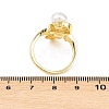 Brass Micro Pave Cubic Zirconia Finger Rings for Women RJEW-D340-02G-08-2