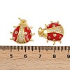 Brass Micro Pave Cubic Zirconia Pendants KK-L241-05G-3