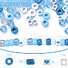 720Pcs 6 Styles Plastic & Acrylic Beads KY-YW0001-77-2