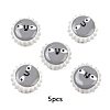 5Pcs Fuuny Painted Glass Beads Enamel Beads LAMP-YW0004-05A-1