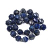 Natural Lapis Lazuli Beads Strands G-O201B-145H-4