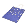 Gold Stamping Star Paper Gift Bags with Handles TH-CBA170C-06-2