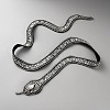 Snake Computerized Embroidery Cloth Iron on/Sew on Patches PATC-WH0002-067B-1