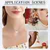 24Pcs 12 Colors Transparent Glass Apple Pendants DGLA-YW0001-46-6