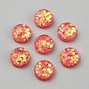 Transparent Resin Cabochons RESI-WH0038-47H-1