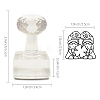 Plastic Stamps DIY-WH0350-007-2