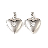 Brass Crystal Rhinestone Locket Pendants KK-CBA7157-07P-1