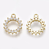 Cubic Zirconia Charms X-KK-S348-149-1