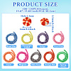 9 Strands 9 Colors Handmade Polymer Clay Beads CLAY-TA0001-53-3