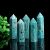 Point Tower Natural Amazonite Healing Stone Wands PW-WG27296-01-1