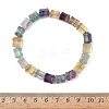 Natural Fluorite Beaded Bracelets G-H332-12-5