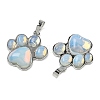 Natural & Synthetic Mixed Gemstone Pendants G-B194-02P-3