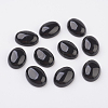 Natural Obsidian Flat Back Cabochons G-G741-18x25mm-20-1