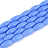 Opaque Glass Beads Strands X-GLAA-T028-15P-03-1