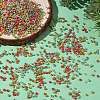 4 Colors Christmas 12/0 Glass Round Seed Beads SEED-X0058-04-5