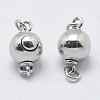 925 Sterling Silver Box Clasps STER-F037-054P-2