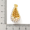 Rack Plating Brass & ABS Plastic Imitation Pearl Pendants KK-N255-03B-G-RS-3