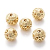 Alloy Hollow Beads X1-PALLOY-P238-23G-RS-1
