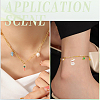 8Pcs 2 Styles Brass Enamel Pendants KK-BBC0025-04-5