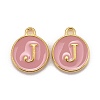 Golden Plated Alloy Enamel Charms LS-ENAM-S118-07J-1