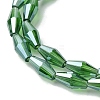 Transparent Electroplate Glass Beads X1-GLAA-K064-05A-PL05-3