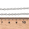 Tarnish Resistant 304 Stainless Steel Cable Chain Necklaces STAS-O053-06P-3