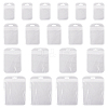  100Pcs 4 Styles Transparent Plastic Zip Lock Bags OPP-TA0001-03-1