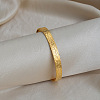 Minimalist Stainless Steel Open Cuff Bangles for Women PN5602-2
