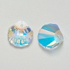 K9 Glass Rhinestone Pendants GLAA-F083-02B-06-2