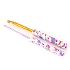 Printed ABS Plastic Crochet Hooks Needles PW-WG59BBC-01-4