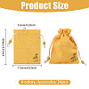 24Pcs 6 Colors Flower Printed Cloth Drawstring Bags ABAG-CA0001-22C-2