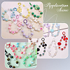 150Pcs Opaque & Transparent Acrylic Beads MACR-SP0002-18C-7