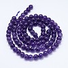 Natural Amethyst Round Bead Strands LS-G-M212-12mm-01B-2