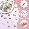 60Pcs 6 Colors Transparent Electroplate Glass Beads EGLA-YW0005-38-4