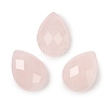 Natural Rose Quartz Cabochons G-C146-04Q-1