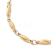 304 Stainless Steel Bar Link Chain Bracelets for Women BJEW-JB10589-01-3