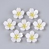 Flower Acrylic Bead Caps SACR-T017-51A-1