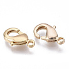 Brass Lobster Claw Clasps X-KK-N231-69-NF-3