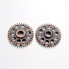 Tibetan Style Alloy Steampunk Chandelier Components LS-TIBE-5302-R-FF-1