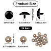 Resin Craft Doll Eyes DIY-GF0009-70D-2