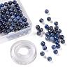 100Pcs 8mm Natural Sodalite Beads DIY-LS0002-32-1