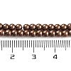 Synthetic Magnetic Hematite Beads Strands G-P545-K01-01D-4